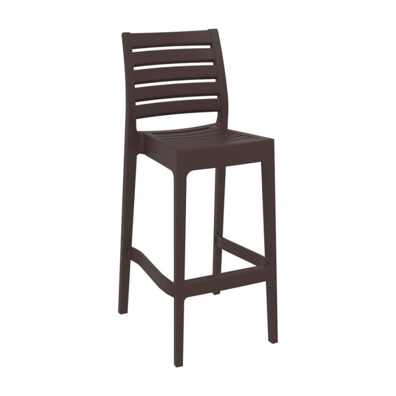 Ares Bar Stool 75 Brown