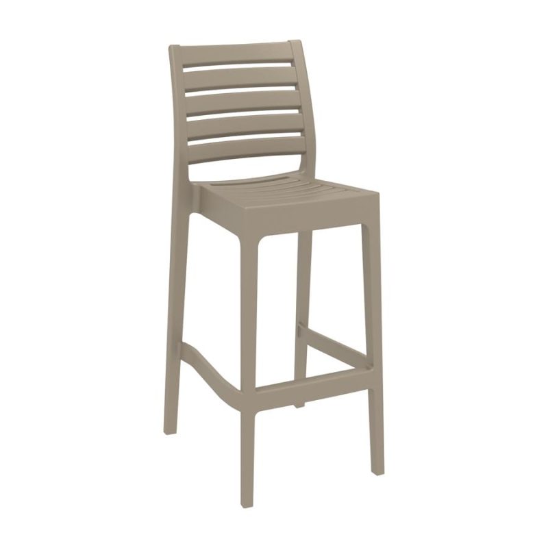 Ares Bar Stool 75 Taupe