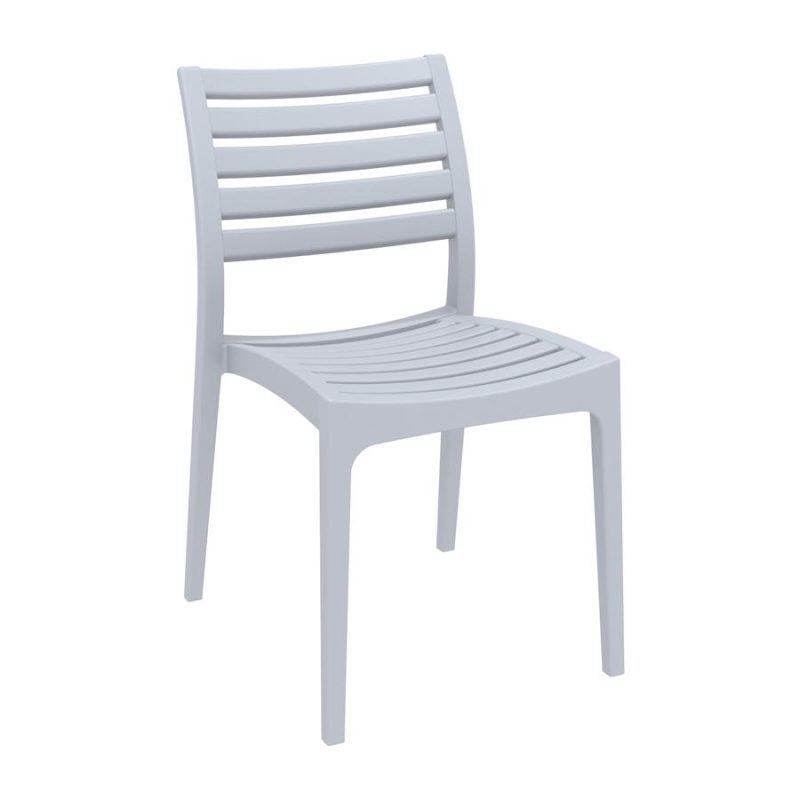 Ares Side Chair Silver Grey