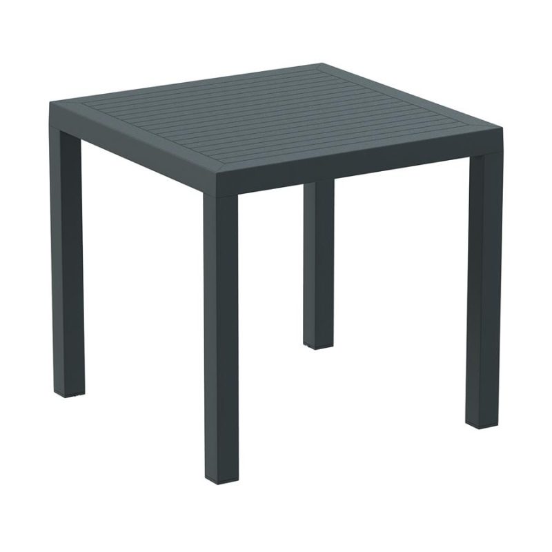 Ares Table 80 Dark Grey