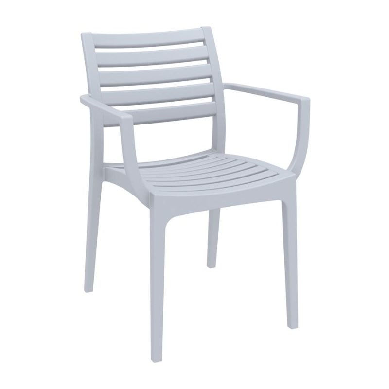 Artemis Armchair Silver Grey