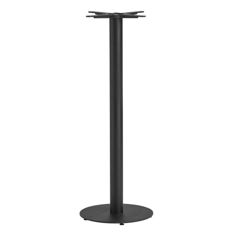 BOSTON SLEEK Black Small Round Poseur