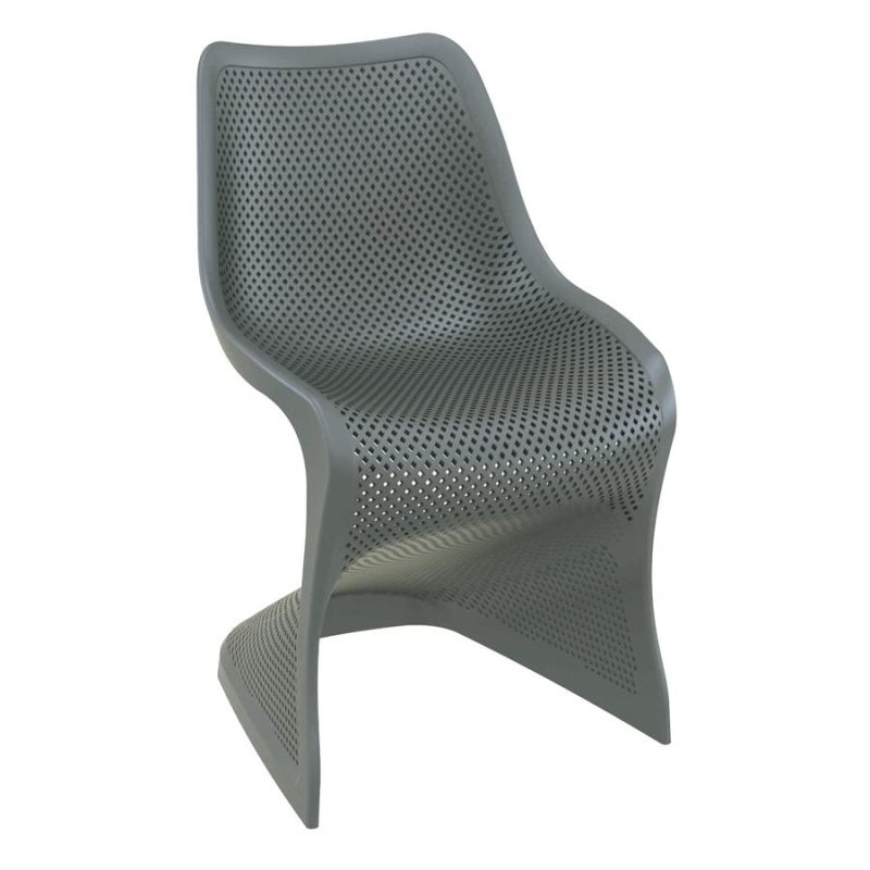 Bloom Side Chair Dark Grey