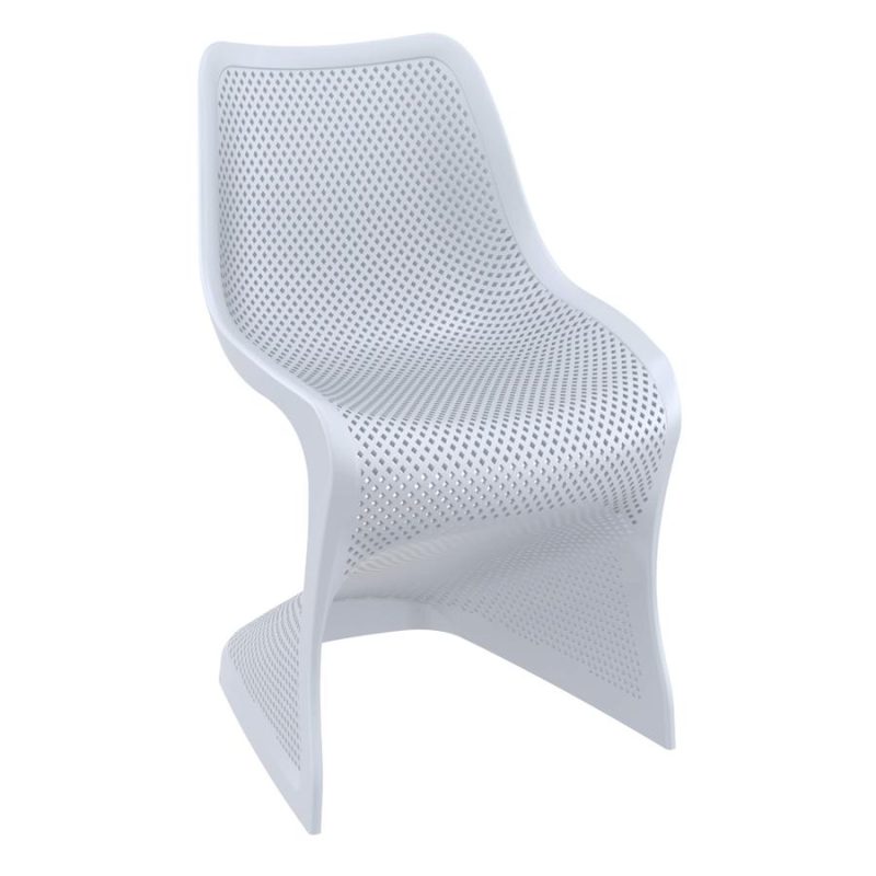 Bloom Side Chair Silver Grey