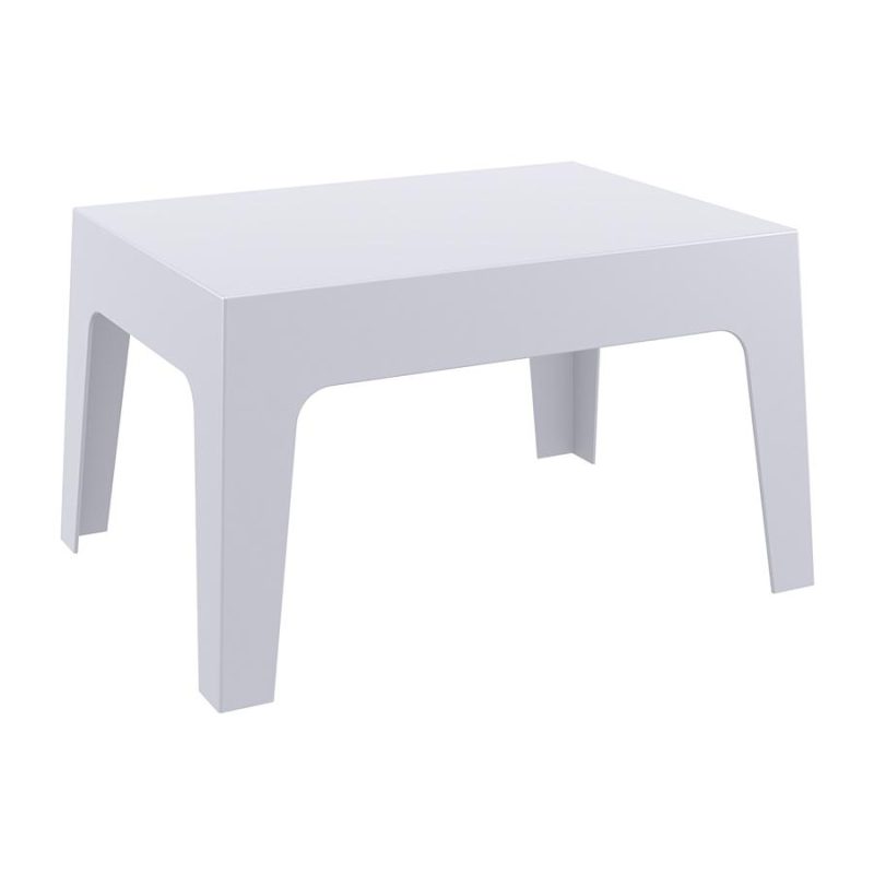 Box Table Silver Grey