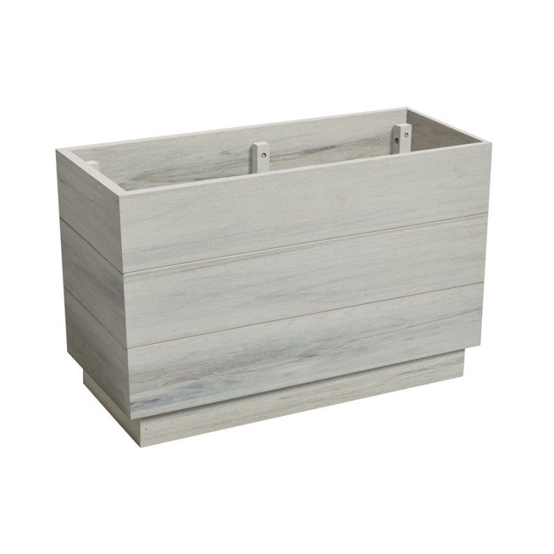 EKO Medium Planter Low Whitewash ZA.72116PL