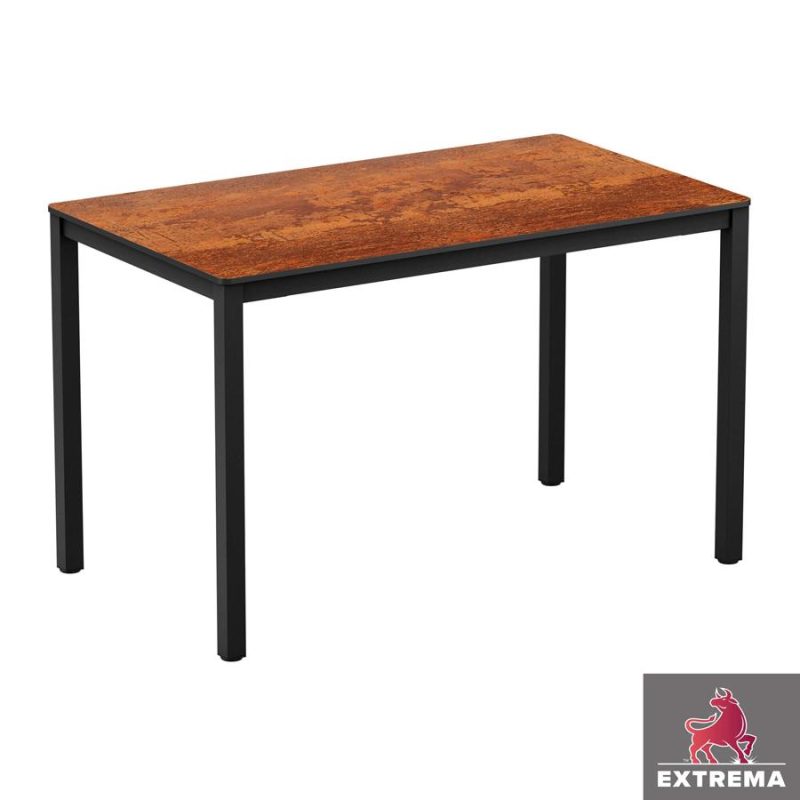 Extrema Copper Textured Rectangle Table 1