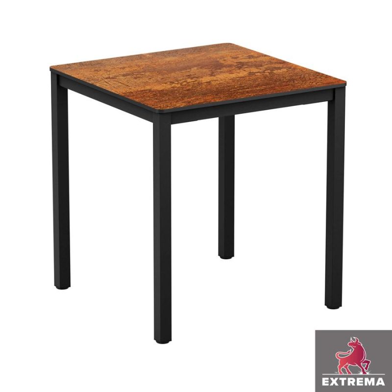 Extrema Copper Textured Square Table