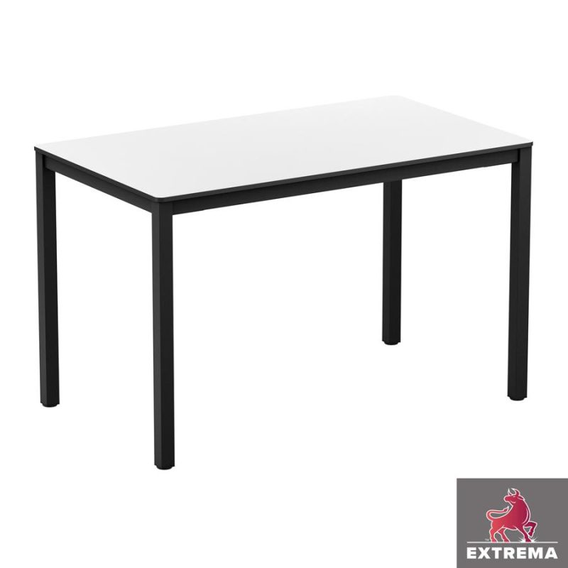 Extrema White Rectangle Table