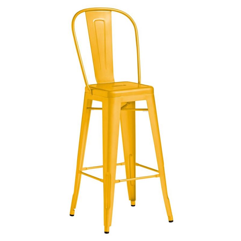 Marcel Bar Stool Yellow