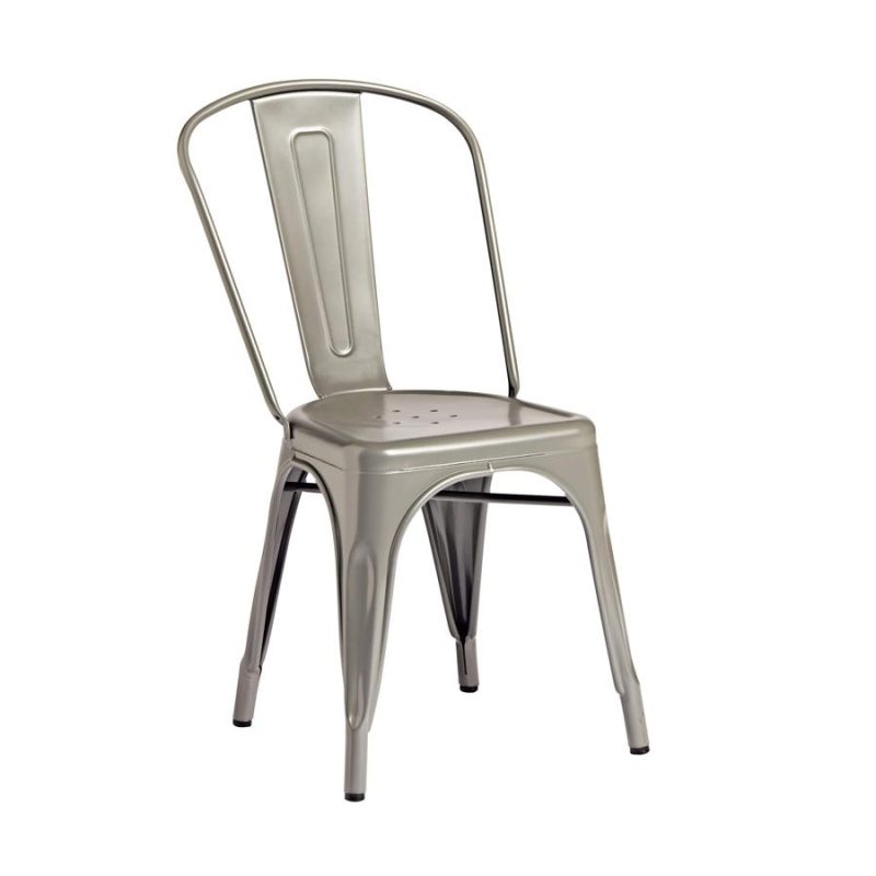 Marcel Side Chair Gun Metal