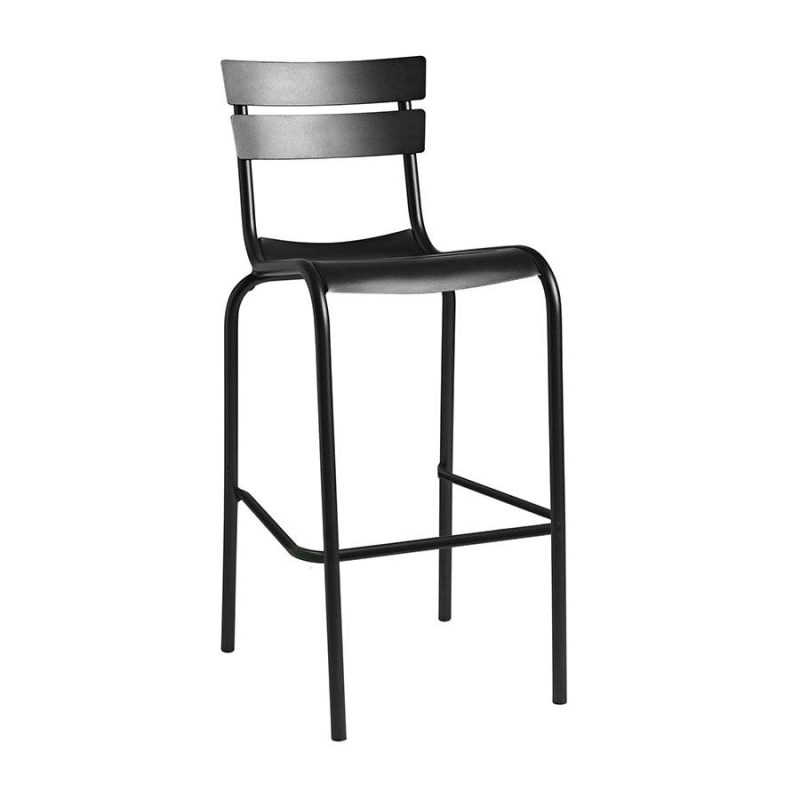 Marlow Bar Stool Jet Black