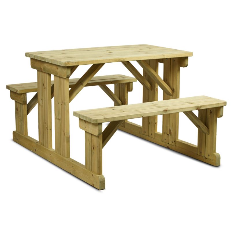 NEWPORT Walk in Picnic Bench ZA.371CT 6 Seater