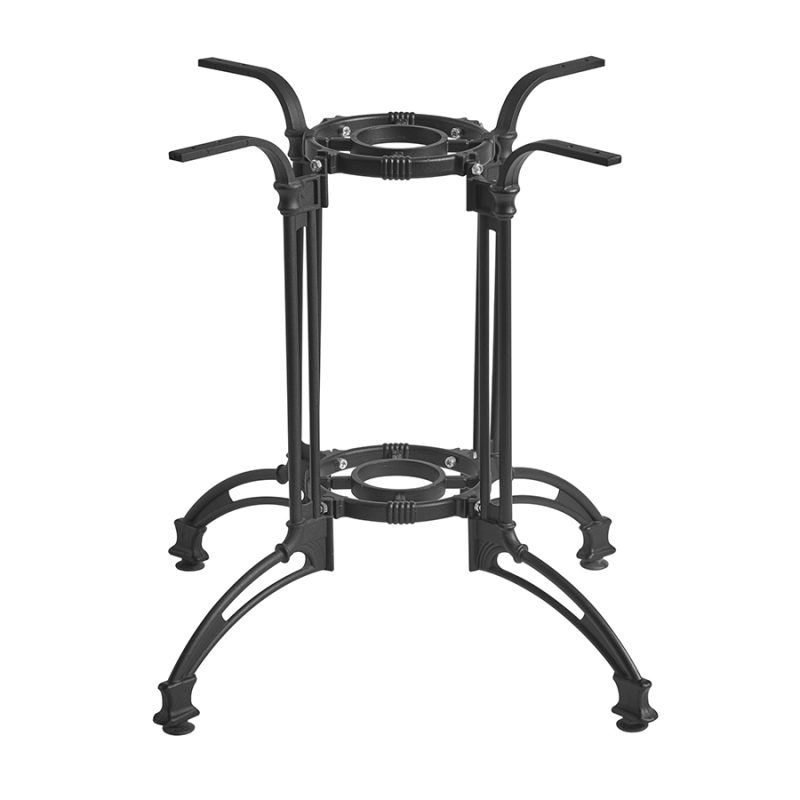 Orleans 4 Leg Table Base Large Dining Black ZA.6667TB