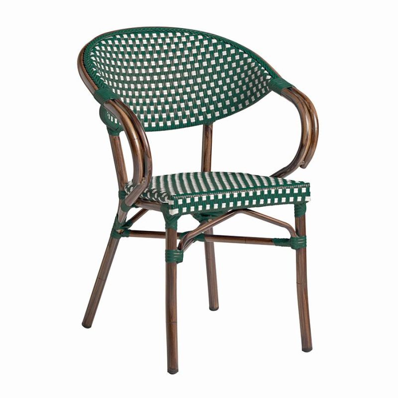 Panda Stacking Armchair Green and White ZA.1063C